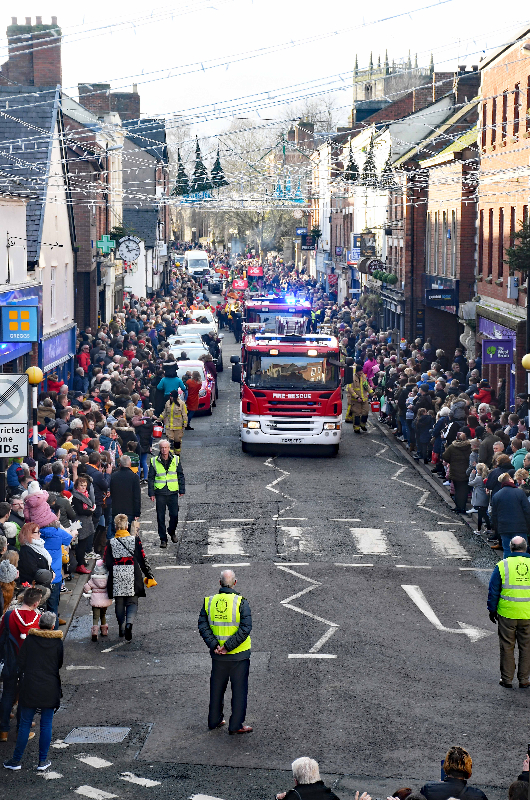 Oswestry Christmas Parade 2021 Borderland Rotary Club